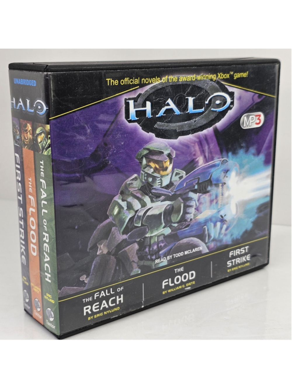 Halo Audiobook MP3-CD Set Fall of Reach Flood First Strike 3 Disc Unabridged